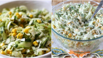Цікавий та смачний рецепт салату з капусти. Ви полюбите його з першої ложки