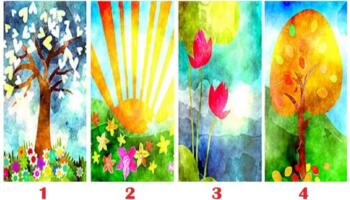 Психологічний тест: який з цих чотирьох малюнків асоціюється у вас з відчуттям щастя?