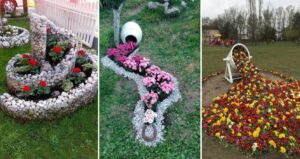 Оригінальні клумби: 30 цікаих ідей для вашого двору