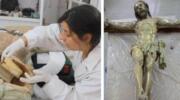 В статуї Ісуса Христа іспанські реставратори виявили дивовижну знахідку датовану 1777 роком