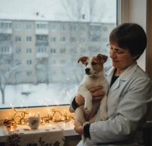 – Приспати.

– Що саме?

– Його, – жінка смикнула повідець. – Поки не пізно.

Цуценя стояло біля її чобота і гризало край моєї штанини. Хвіст ходив, як двірник по льоду.